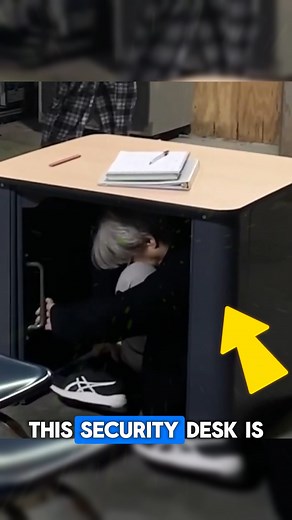 This innovative school desk doubles as a safety shield during emergencies. Built with impact-resistant materials, it provides protection from falling debris and threats. Perfect for modern classrooms focused on safety and design. A smart step toward secure learning environments. Credit : @KSATnews, @PressTelevision, @KPRC2Click2Houston, @unitedstatesdeputysheriffs /YT #EducationSafety #SmartDesign #SchoolInnovation #school ##Safety | Viral Media