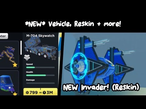 *NEW* Vehicle, Reskin and MORE! (Roblox Base Battles)