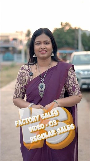 Factory sales VS Regular sales |Advantages | Part - 03 | | DSR Sarees | www.dsrsarees.com