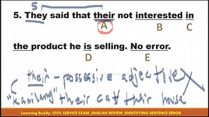 46K views · 524 reactions | Identifying Error Exercise for Civil Service Exam #learningbuddy #grammar #tutorial #speakenglish #learnenglish #ImproveEnglish #fypageシ | Learning Buddy | Facebook