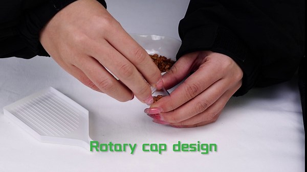 U0U 60 Slots Seed Organizer Storage Box,Seed Storage Containers with 20 Seed Envelopes,Seed Packet Organizer Storage Box with Zipper Bag,Seed Vault Kit for Vegetable Plants Seeds (Black, 60 Slots)