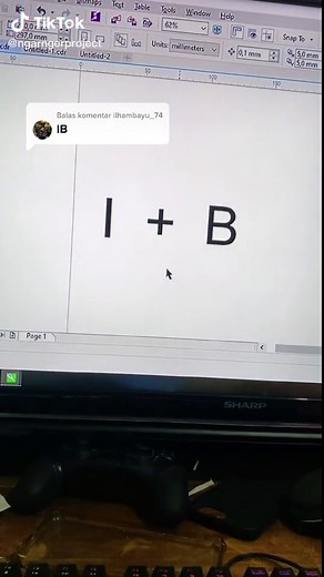 Balas @ilhambayu_74 IB logo #logodesign #fyp #xyzbca