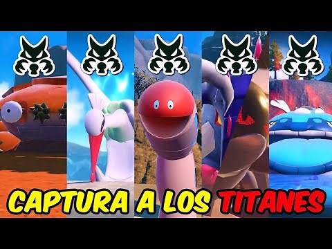 😏 como CAPTURAR TODOS los POKEMON TITAN como LOCALIZACION & GUIA POKEMON ESCARLATA y PURPURA