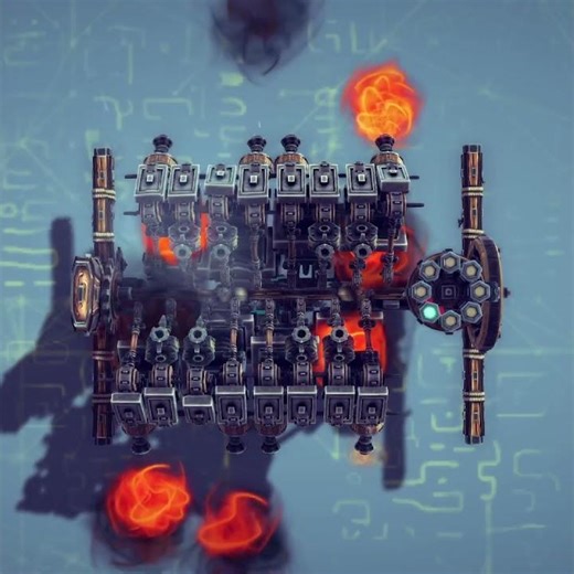 Besiege Engine Model v2 [V8 OHV]