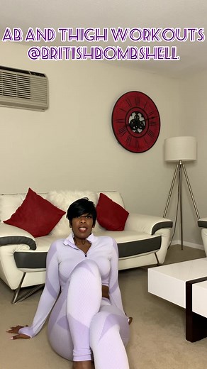 #abworkoutvideos #abworkout #thighworkout | British Bombshell