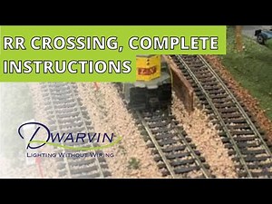 Fully Integrated RR Crossing using Fiber Optics - Selecting Components for your layout.