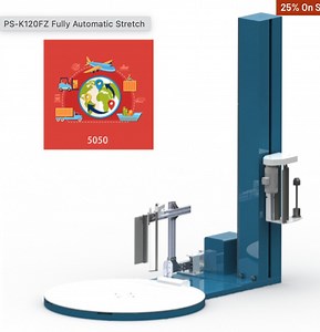 [Hot Item] Pallet Winding Strapping Stretch Film Turntable Fully Automatic Carton Packing Wrap Pallet Wrapping Machinery for Scales