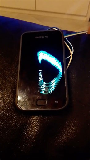 iniciamento e desligamento de um Samsung Galaxy S ( novo e preservado)