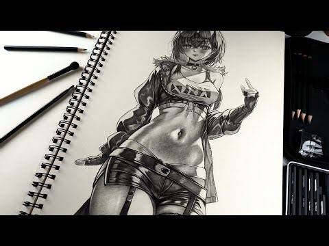 How to Draw Anime: Silver Wolf (Tutorial)