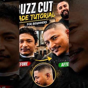 “Buzz Cut Fade Tutorial for Beginners 🔥✂️”