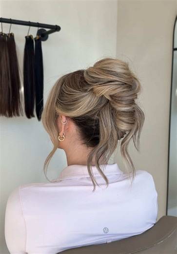 modern French twist ➰ #bridalinspo #napaweddinghair #bridalhair #bridesmaidhair