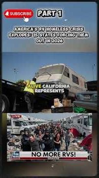 America's RV Homeless Crisis: 15 States BAN Vehicle Living in 2026 #rvlife
