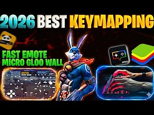 Free Fire PC Keymapping Custom HUD Setup | Best Controls for BlueStacks