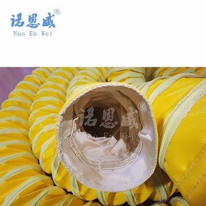 [Hot Item] 18inch 450mm Business Round Flexible Air Duct High Temperature Telescopic Ventilation Duct with Three Layers of Insulation