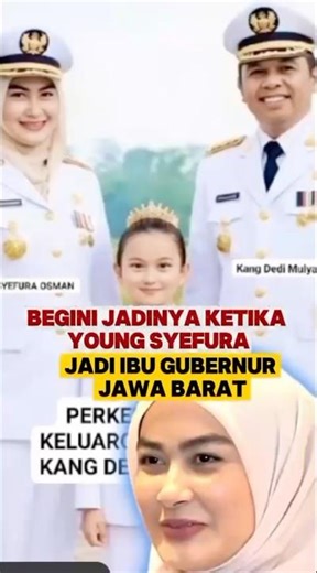 This is what happens when Syefura becomes the mother of the governor of West Java #dedimulyadi #k...