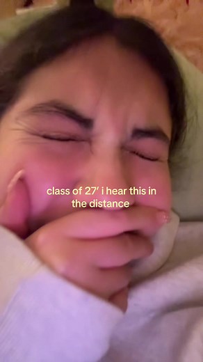 it’s approaching and im puking thanks #classof27 #highschool #senior #fyp