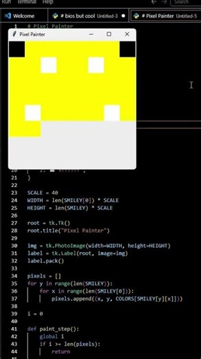Visual studio code python pixel painter
