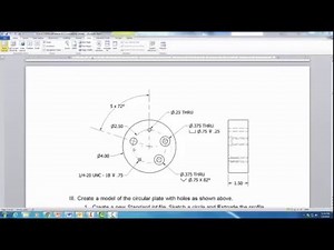 5.5a Circular Plate with Holes