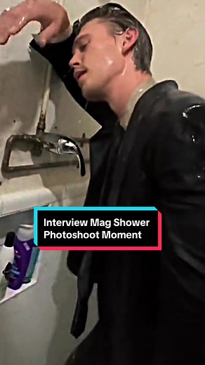 Austin Butler Interview Magazine Shower Photoshoot