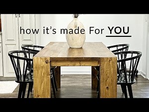 I Built a High-End Dining Table for Less than $100