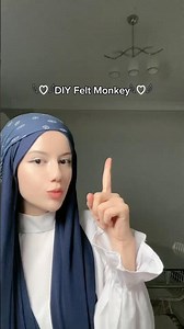 DIY Felt Monkey (rainbow🌈🙉) #diy#feltmonkey