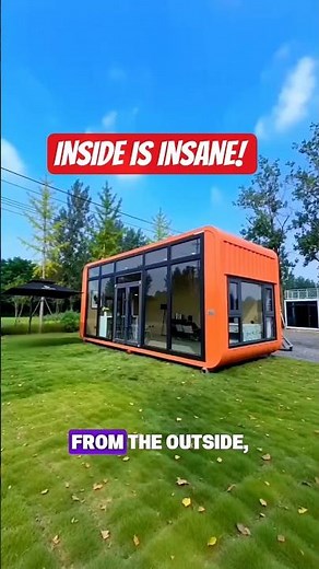 Ultimate Modern Container office #containerhome #tinyhouse | Tiny Living Goals ✨