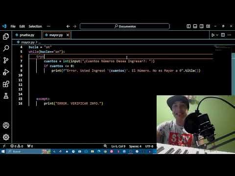 SOLUCION ERROR Ejercicio Numero mayor en python Parte 1 Tutorial aprender python solucion