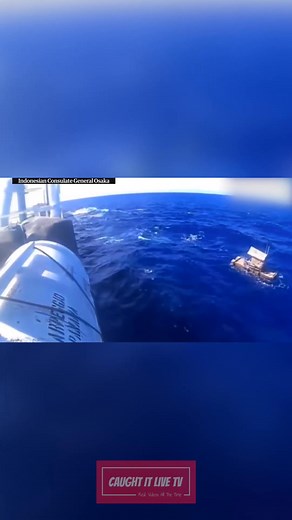 Indonesian teenager rescued after he spent 49 days at sea. During a day of fishing, he drifted from the shoreline, stranded a hundred miles from home. . . . #houseboat #house #housedesign #homedesign #home #designer #fishing #fish #ocean #beachlife #beach #seamen #boating #boater #boat #water #hurricane #mudslide #wtf #fyp #noway #news | Caught It Live TV