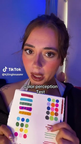 Color Perception Test – ASMR Sounds and Triggers Video