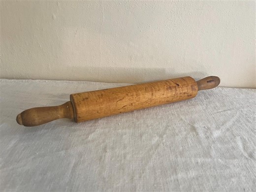 Vintage Primitive Wooden Rolling Pin - Etsy