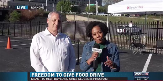 Freedom Credit Union Food Drive To Support The Boys & Girls Club Of Southwest VA