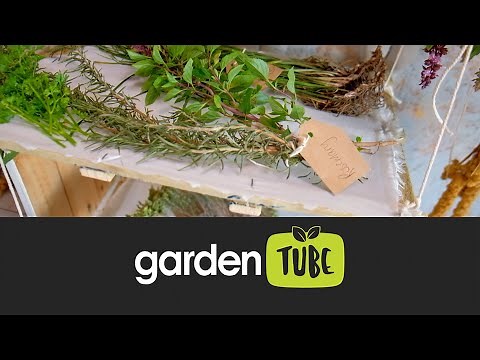 Make A Herb Drying Rack