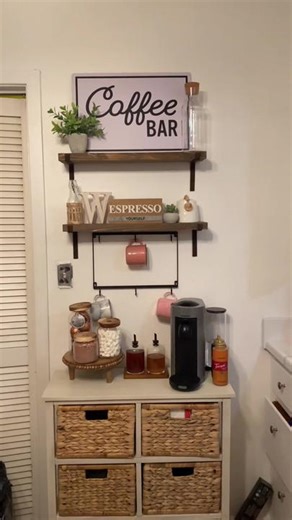 Home Coffee Bar Makeover Ideas