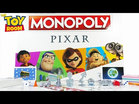 Monopoly Pixar Edition Unboxing & Review (Amazon Exclusive)