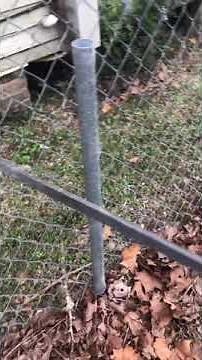 How To Remove an old Chain-link fence - The Easy way