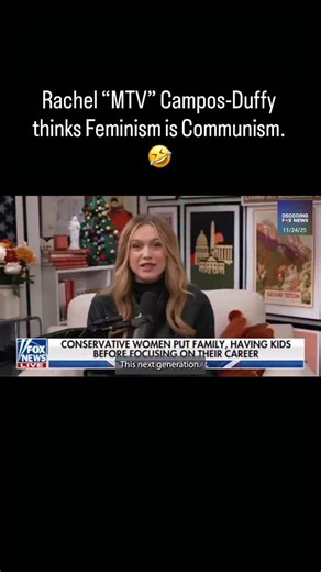 Rachel Campos-Duffy, a working mother, promoted the antisemitic conspiracy theory ‘Cultural Marxism’ when she compared feminism to communism while interviewing Isabel Brown, another working mother. I’d bet Campos-Duffy makes more money than her husband does right now. #decodingfoxnews #trump #foxnews #propaganda #lies #rachelcamposduffy #mtv #reelworld #feminism #workingmother #isabelbrown #culturalmarxism | Juliet Jeske