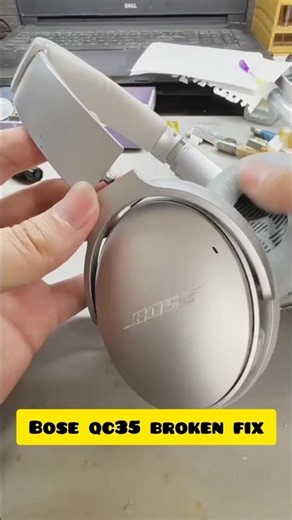 How to fix BOSE QC35 headset broken hing? #repair #boseheadphonerepair #techrepair #techlife