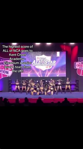 Kent Cheer Academy Zirconium: UK Cheerleading Champions