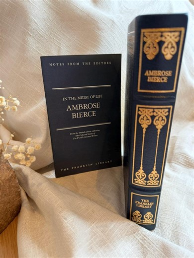 Franklin Library Leather Bound Book: Ambrose Bierce Collected Stories, 22k Gold Stamped - Etsy