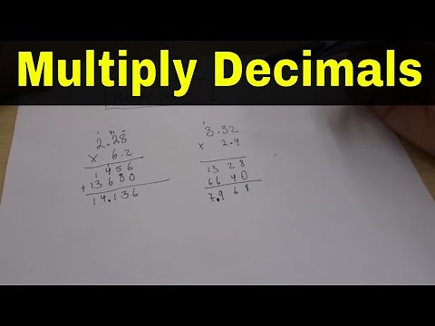 How To Multiply Decimals-Easy Math Lesson