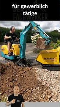 Schwarzfahren mit dem Minibagger?
