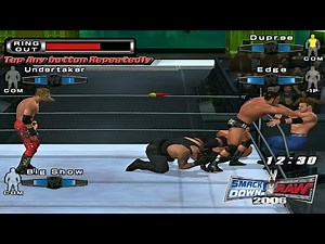 WWE SmackDown vs Raw 2006 — Royal Rumble Full Match | PS2 Old School WWE Gameplay 🔥