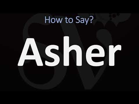 How to Pronounce Asher? (CORRECTLY)