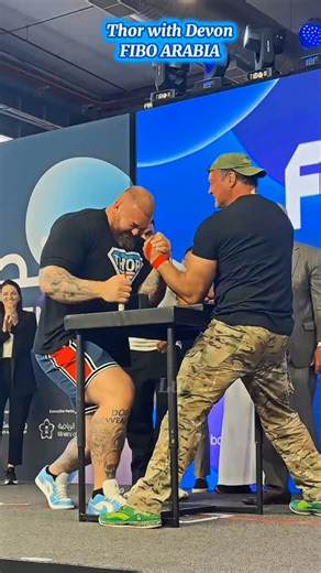 💥Lu_Armwrestling | Edits | Fibo Arabia: Thor Bjornsson with Devon Larratt . . #armwrestling #devonlarratt #armwrestler #armwrestle #thorbjornsson | Instagram
