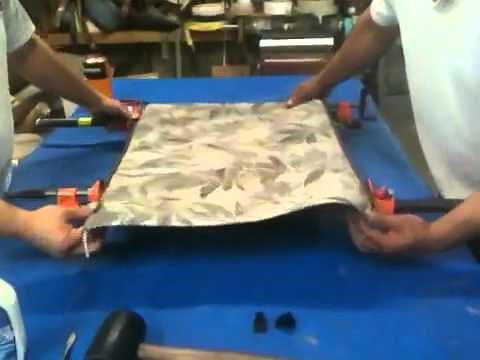 How to replace sling on welded bar chaise lounge back