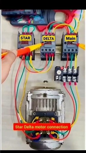Star Delta Connection | PLC programming #automation