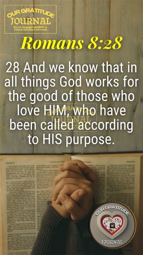 Romans 8:28 #bibleverseoftheday #spiritualgrowth #holybible #purpose #biblereading #quotes