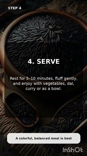 How to Cook Black Rice Perfectly | Easy & Healthy Black Rice Recipe 🖤🍚