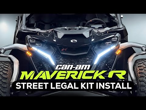Can-Am Maverick R - Street Legal Kit Install | WD ELECTRONICS