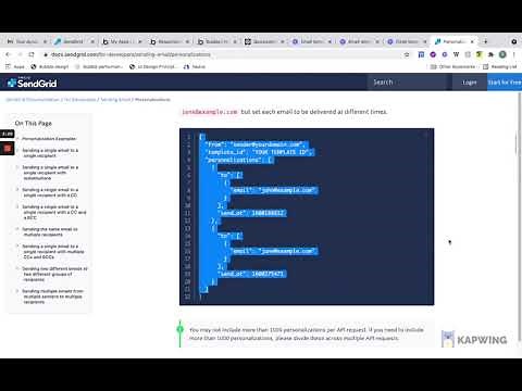 Sendgrid email templates on bubble.io part 1